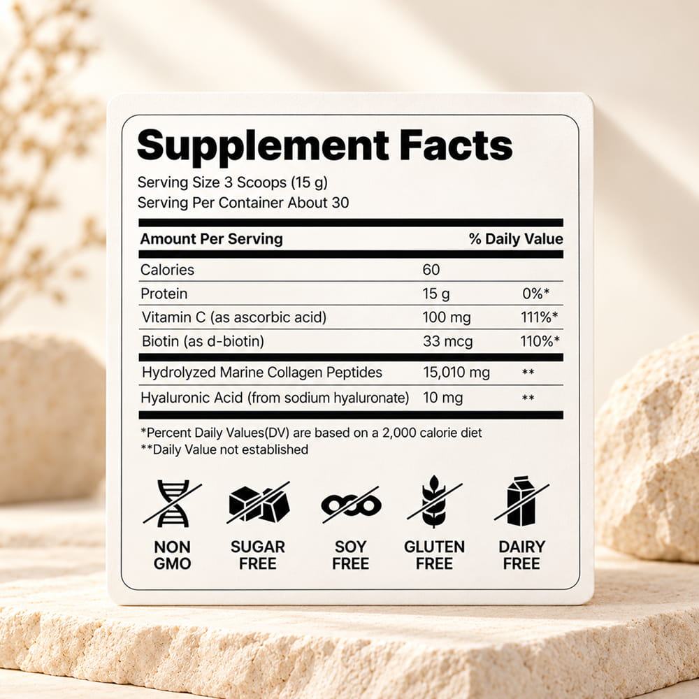 Marine Collagen Peptides Powder